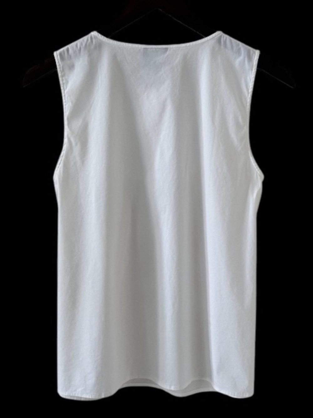 Theory for Neiman Marcus White Sleeveless Pintuck Top Size Small - Picture 5 of 6